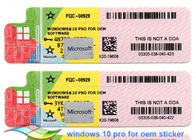 Microsoft-Vensters 10 van de Vergunnings Zeer belangrijke Code Procoa-de Systemen Volledige Versie met 64 bits van de Vergunningssticker