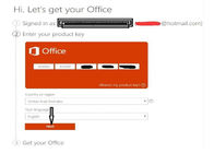 Office 2019-huis en bedrijfsvergunningssleutel voor vensters en code van het het bureau 2019 de Digitale product van MAC Microsoft