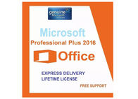 De Beroeps van activeringsvensters plus de Productcodekaart MS Office met 64 bits DVD van 2016